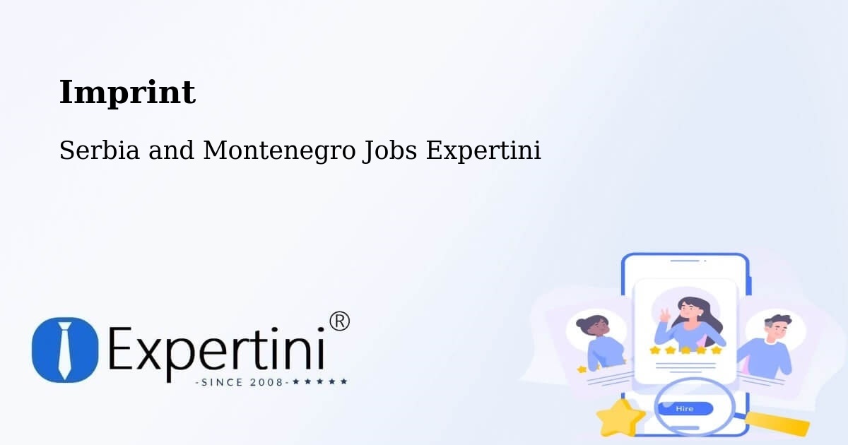 Imprint – Esterhazy - Serbia and Montenegro Jobs Expertini