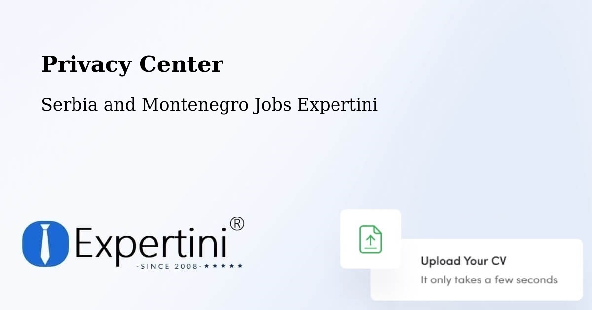 Privacy Policy – Esterhazy - Serbia and Montenegro Jobs Expertini